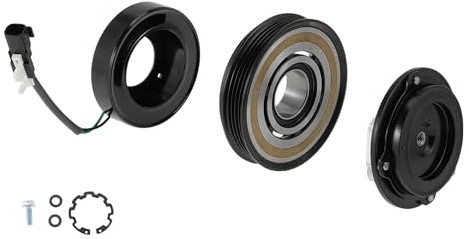 Partuto Kit frizione compressore per A/C per Ford Focus 2014-2018 2.0L L4 Frizione compressore aria condizionata per 6SBH14C/7SEU17C Puleggia con cuscinetto No.H1FZ19703B/14-1308C/178399