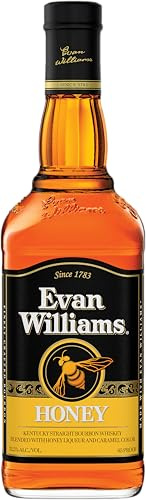 Evan Williams Honey | Kentucky Straight Bourbon Whiskey Blended with Honey Liqueur and Caramel Color | 70cl | 32.5% ABV | Award Winning