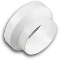 Reducer - 5 to 4 (125-100mm) For ducting and Extractor Fans