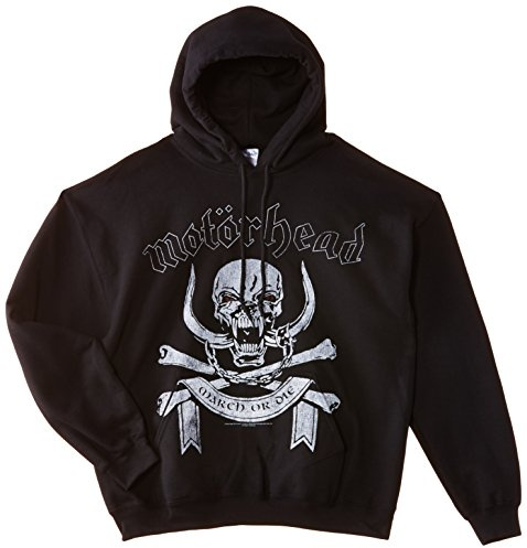 Motorhead Hooded Top: March or Die (XX-Large) - Black - XX-Large