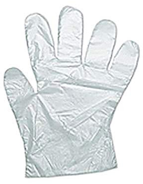 WALKING , Lot de 500 gants en polyéthylène transparents pour adulte Unisexe Taille unique