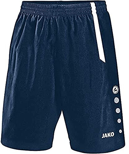 JAKO Herren Fußball Sporthose Turin, Marine/Weiß, XL, 4462