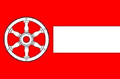 U24 Motorradflagge Erfurt Fahne Flagge 20 x 30 cm