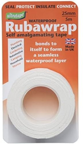 Rubawrap Self-Amalgamating Tape 25mmx5m White