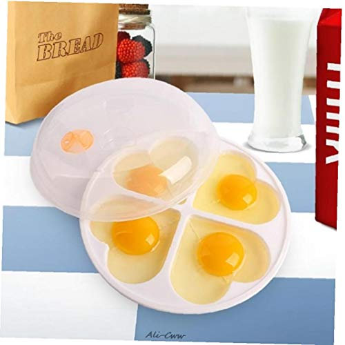 Microwave Egg Cooker Love Heart Shaped Mold Pot Dish Kitchen Cooking Tool