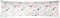 Baumwoll Renforcé Seitenschläferkissen Bezug 40x145cm - Love Liebe Herzen - 100% Baumwolle Stillkissenbezug (KY-187/1)