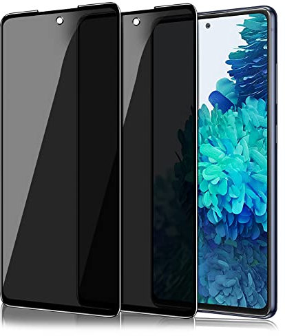 IBEX Anti-Spy Vetro Temperato per Samsung Galaxy S20 FE, [2 pezzi] Anti-Spy Privacy Pellicola Protezione Vetro 3D Copertura Completa 9H Ultra Resistente Schermo Privato Protector
