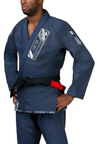Hayabusa Giu Jiu Jitsu BJJ pour adulte léger Ascend - Bleu marine, A2