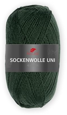 Pro Lana Sockenwolle Uni 4-fach 436 - loden meliert