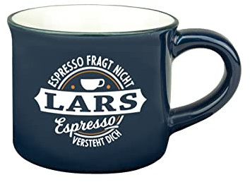 Persönliche Espresso Tasse - Lars | Steinzeug | 50ml