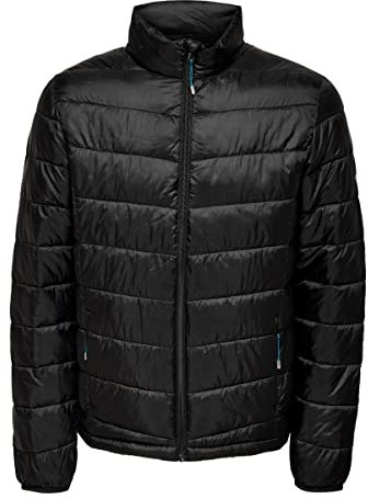 ONLY & SONS Legere Herren Steppjacke Dünne Übergangsjacke Leicht Gefüttert Einfarbig ONSCARVEN