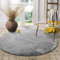 lightlux Shaggy Hochflor Teppich für Wohnzimmer Langflor Teppich Hochwertig Hohe Pflegeleicht Fadendichte Wasser Indoor Bodenmatte für Spielzimmer und Kinderzimmer (Grau, 183×183cm)