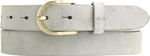 BELTINGER Damen-Gürtel aus weichem Vollrindleder Vintage-Look 3 cm | Leder-Gürtel für Damen 30mm | Schmaler Gürtel Used-Look mit goldener Gürtelschnalle