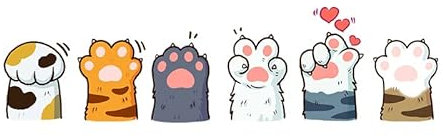 Adesivo in vinile per auto, motivo zampa di gatto, con stampa zampa di gatto, divertente decalcomania per auto, camion, moto, parete, finestra (medio)