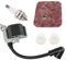 MCHNIC Kit bobina di accensione filtro aria per Stihl FS38 FS45 FS46 FS55 FC55 HS45 HL45 KM55 Motosega di ricambio 4140 400 1308