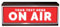 Personalised Light Up On Air Sign - Custom Illuminated Music Film Entertainment Room - DJ Light Retro Wall Home Studio Light Box