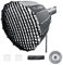 Triopo Softbox parabolico da 47,2 pollici/120 cm Bowens Mount Soft Box con griglia a nido d'ape, installazione rapida, per Aputure 120d Light Dome Godox SL60w NEEWER RGB CB60 Bowens Mount Lights