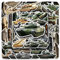 Tank Aufkleber Militärisch Tank Sticker Set 50 Stücke Niedlich Deko für Auto Laptop Skateboard Fahrrad Moped Motorrad Fahrrad Computer,Geeignet für Erwachsene Kinder
