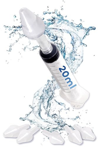 A&M Italia Set Irrigatore Nasale Bambini - Made in Italy - 1 Siringa 20ml + 5 Olive x Lavaggio Naso