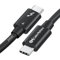 Cable Matters [Intel certificado 0,3 m Cable Thunderbolt 4 de 40 Gbps para vídeo 8K y Carga a 240W - retrocompatible con Thunderbolt 3, USB4, USB C