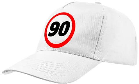 Mr. Gadgets Casquette Avec Visière Cadeau Mignon Anniversaire - Années Signe Route (90 ANS)
