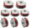 YWNYT Rasentrimmerspule für Gardena 5306-20, 1,65 mm x 9,2 m, Ersatzspule und Schnur für Gardena Turbo Trimmer SmallCut 300, Gardena Turbo Trimmer Art 8844 & Art 8845 (8 Stück)