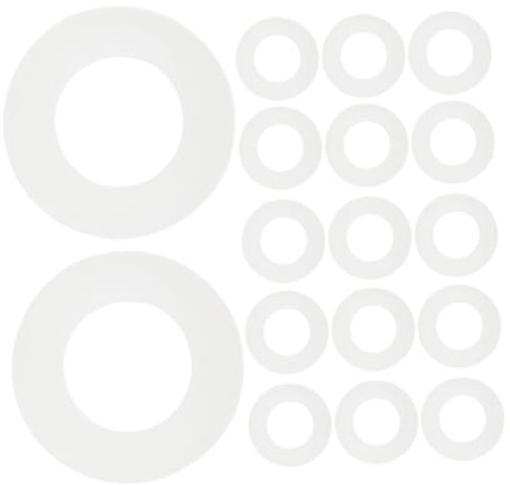 CATIEBYE 20stücke Unterlegscheiben Hitzebeständige Dichtungen Für Möbel Und Maschinen Effektive Isolation Für Verschiedene Reparaturen Und Installationen Ømm