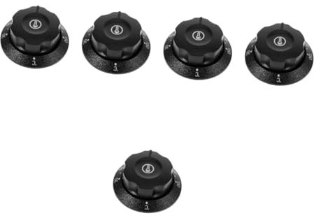 BUGUUYO 5pcs Oven Thermostat Knob Replacement for Stove Knob Thermostat and Oven Accessories