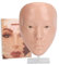 5D-Make-up-Übungsgesichtsbrett mit Ständer, wiederverwendbarer Make-up-Schaufensterpuppenkopf, Make-up-Übungsgesicht für Anfänger und Profis zum Üben von Wimpern-Lidschatten (Rosa Haut)
