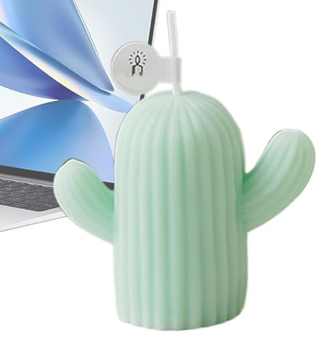 Handgemachte Kaktus-Kerzen für Zuhause, Scented Aroma Candle für Entspannung, dekorative Kaktus-Kerzen für Heimdekoration, perfekt für Aromatherapie in Wohnzimmer, Schlafzimmer, oder Büro