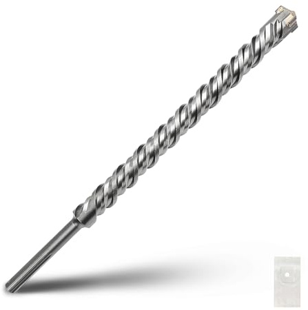 1-1/2 x 16 x 21 inch SDS Max Rotary Hammer Drill Bit, 38x540mm Carbide Tip Masonry Drill Bit,Concrete Drill Bit for Masonry, Brick, Stone, Concrete,38mm (1-1/2 in) Diameter
