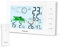 Geevon DCF Wetterstation Funk mit Außensensor, Digital Thermometer Innen/Außen Temperatur Feuchtigkeit, Funkthermometer mit Batteriebetrieben, Anti-Rutsch-Straße, Komfortanzeige (250562 ohne batterie)