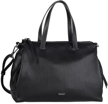 Gabor bags Jenny Damen Shopper Umhängetasche Reißverschluss Mittelgroß Schwarz