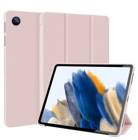 Custodia per Samsung Galaxy Tab A8 10.5 A7 S6 Lite 10.4 Accessori per tablet per Samsung Galaxy Tab S7 FE S8 PLUS S9 PLUS Cover Funda, rosa tenue, per Tab S6 Lite 10.4in