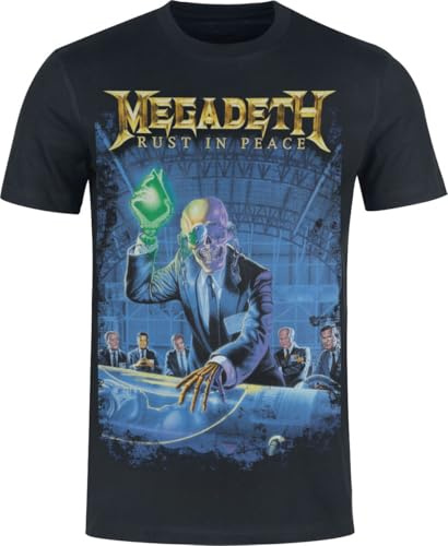 Megadeth Rust in Peace - Heavyweight Männer T-Shirt schwarz
