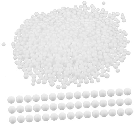 DONFAMDS Sitzsackfüllung Schaumstoffperlen 6-8mm Füllmaterial Für Sitzsäcke Und Kissen Leichtes Epp Schaumstoffpartikel Für Puppen Und Dekokissen Basteln