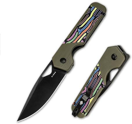 Kizer Militaw EDC Taschenmesser, Nitro V Klinge Camping Klappmesser