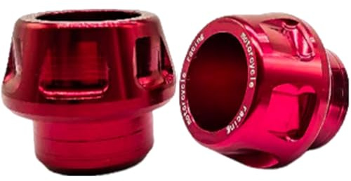 Sturzpads Für Motorräder | 2 Paar Sturzpads Für Vorderradgabel | 4 X 4,6 X 2,8 Cm Rahmenschutz Für Motorräders, Modifiziertes Zubehör | Universeller Aufprallschutz Für Motorräder, Roller Und Mopeds