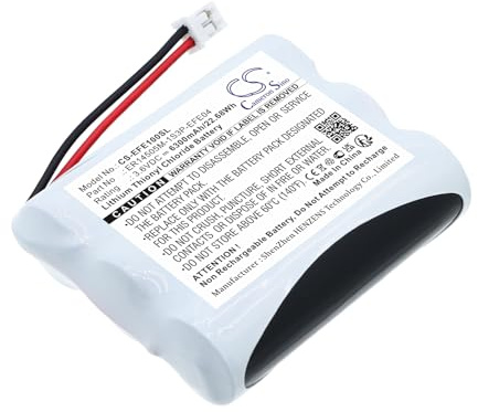 TCTK Akku 6300mAh Kompatibel mit [Efento] NB-IoT Ersetzt ER14505M-1S3P-EFE04