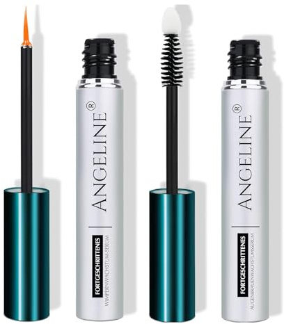 Wimpernserum & Augenbrauenserum ohne Hormone Set: 2 x 5 ml Natürliches hormonfreies Serum für längere und vollere Wimpern und Augenbrauen Vegan