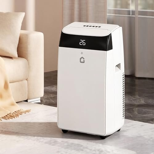 Garvee Mobile Klimaanlage 10000 BTU, 4-in-1 Klimagerät mit Kühlen & Entfeuchten & Ventilieren, Leiser Betrieb <50 dB, Digitaldisplay + Fernbedienung, 24h Timer, Fenster-Installationsset, bis 51 m²