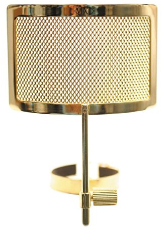 MXL PF-005-G Metal Mesh Pop Filter for MXL 2001, 2003, 2003A Microphones, Gold