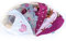 Lovjoy Bandana Baby Halstuch Lätzchen, Dreieckstucher, Für 0-3 Jahre, 5er Pack (Hübsche Rosa)