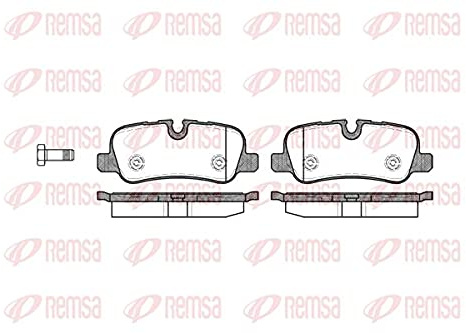 Remsa Brake Pad Set For Disc Brake, 1159.00