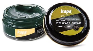Shoe Care Cream, Intensive Leather Care and Nourishing, Kaps Delicate, 113 - Green, 50ml - 1.70 fl.oz.