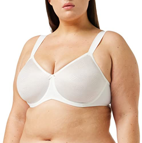 Triumph Essential Minimizer W X BH, Elfenbein, reduziert das Brustvolumen optisch um eine Cup-Größe, Elfenbein (VANILLE GT), 85D