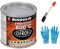 Ofrofix 800°C 125 ml Dose Farbe: schwarz inkl.1 Pinsel zum Auftragen und Nitrilhandschuhe von E-Com24