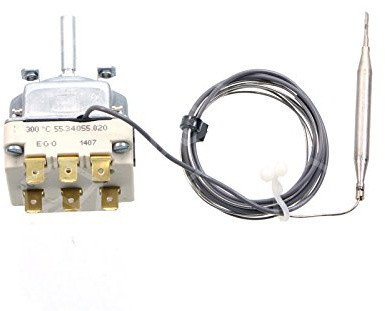 EGO 55.34055.020 Thermostat für Angelo Po 71GEGG, 71GE, 191FAE, 191FAAE, 71E, GIGA K4FFE, K6FFE, K8FFE, K2FTPFE, C4FFEP, Bertos