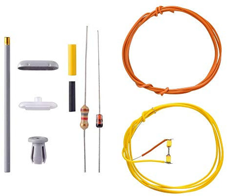 Viessmann 6626 - N Bausatz Bahnsteigleuchte, LED, weiß