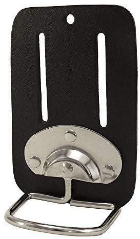 Hammerhalter swing aus Rindleder, schwarz